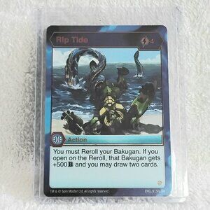 3/$25 Mint Bakugan Rip Tide ENG_9_SR_BR Card by Spinmaster!!